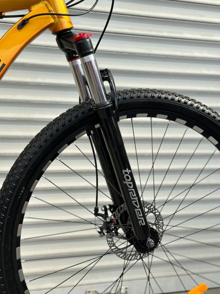 Горный алюминиевый велосипед TopRider 670 29" золотой 670z-29 фото